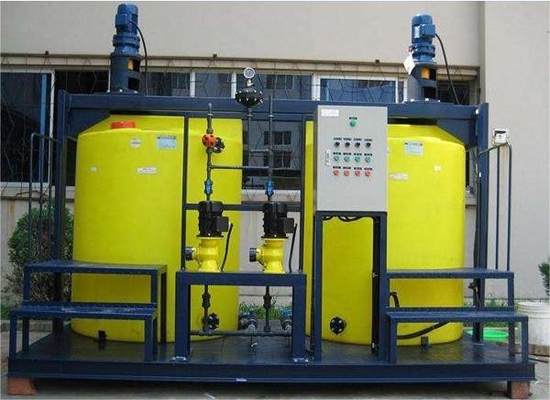 Stainless Steel Water Treatment Chemical Dosing Pump System For Industrial Applications