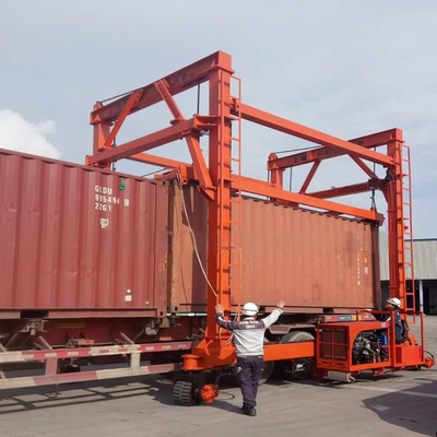 20ft Container Loading Equipment with Dual Rotation Capability and Carbon Steel Construction