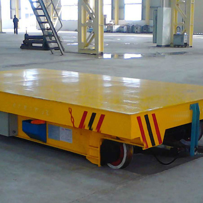 Q345 Steel Electric Flatbed Industrial Transfer Carts For Untrackable Locations